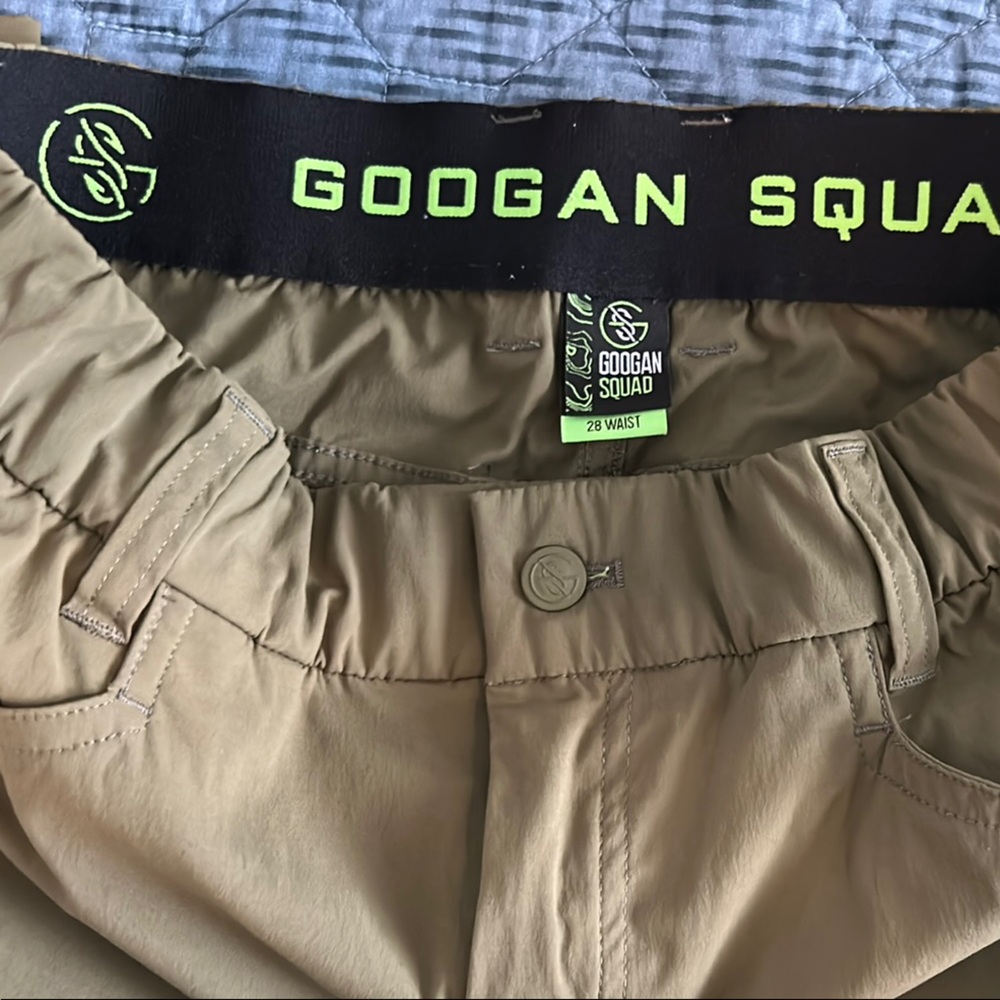Googan Squad Khaki Pants 28” (Fishing wear)